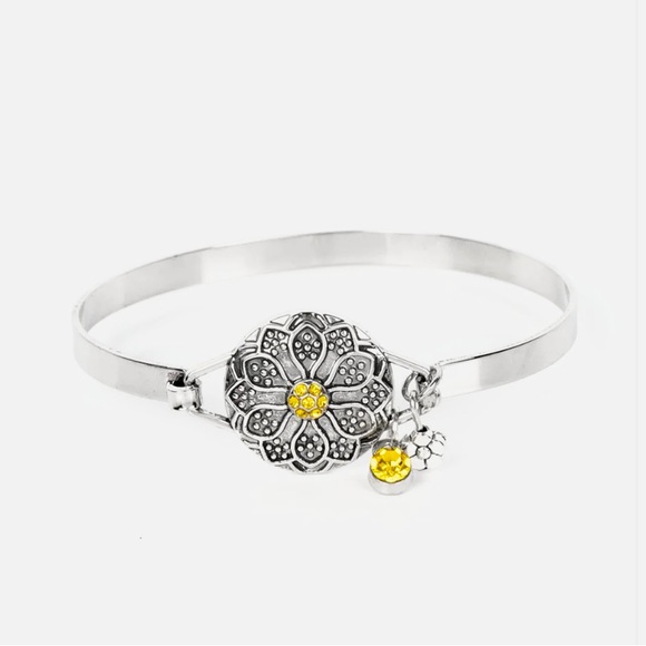 Fleur de Prairie - Yellow Bracelet - Picture 2 of 2